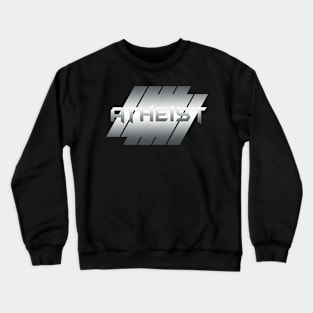 Metallic Illustration atheist Crewneck Sweatshirt